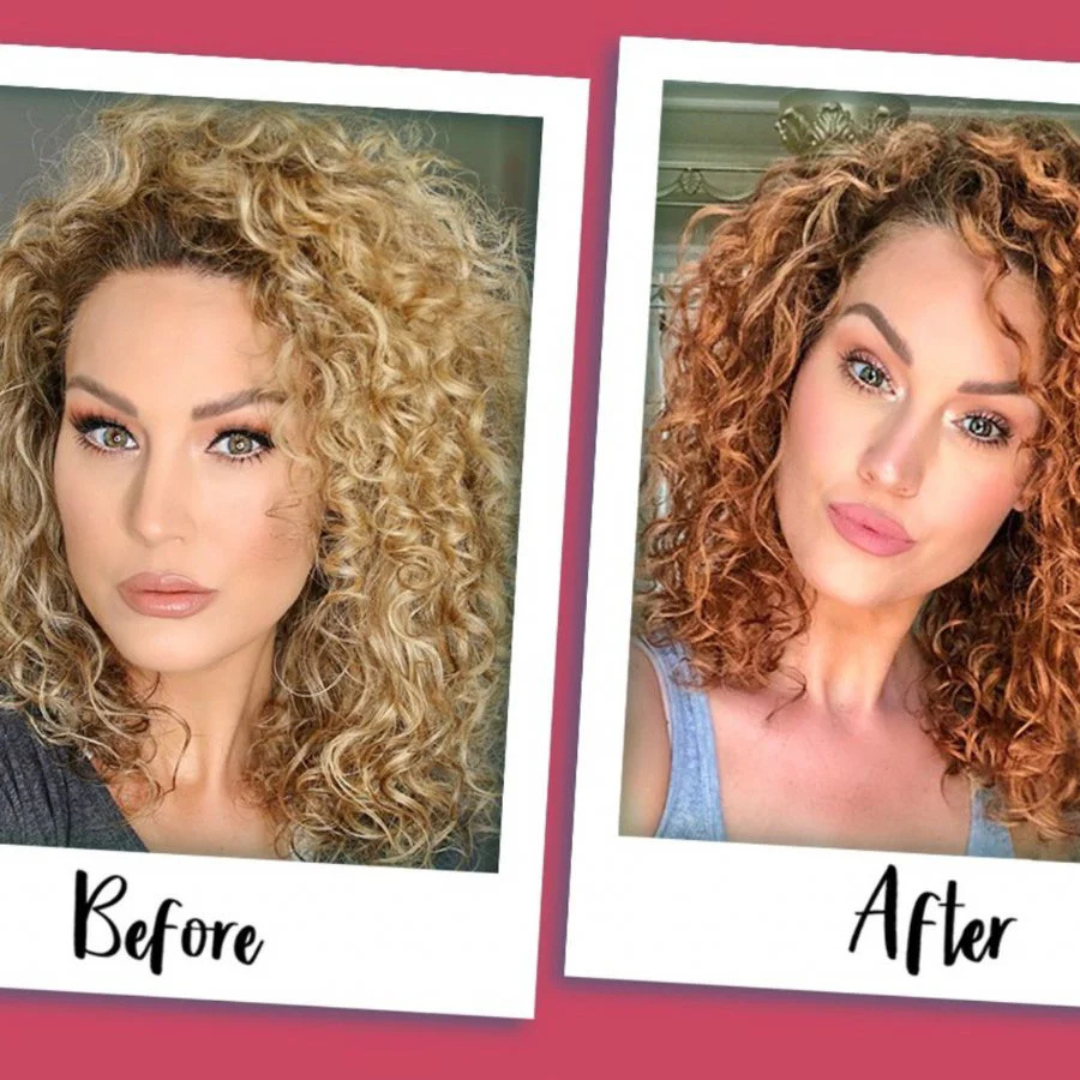 Curlsmith Hair Makeup Copper | Temporary Color & Styling Gel | Defines Curls | Washes Out in 1 Wash