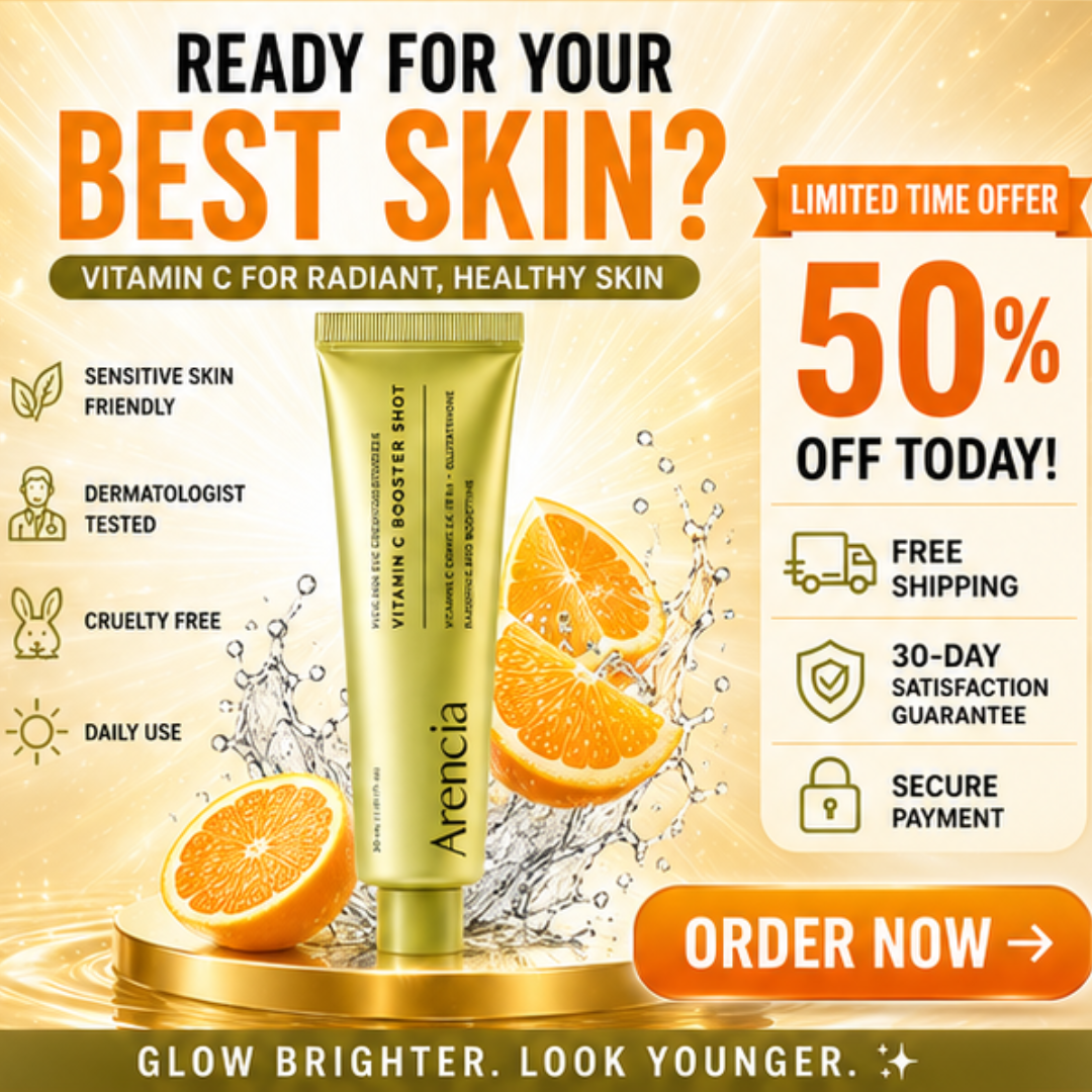 Arencia Vitamin C Cream | Removes Dark Spots & Pigmentation | Reduces Fine Lines & Wrinkles | Anti-Aging & Acne Mark Fading | Deep Hydration & Skin Brightening