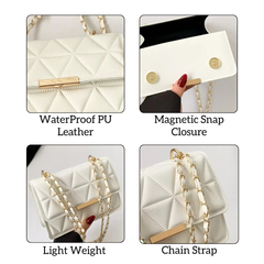 Shein style quilted bag I Best Quality Water Proof Leather Bag