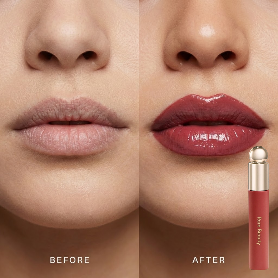 Rare Beauty Lip Oil Duo | Gel-to-Oil Formula, Hydrating & Non-Sticky, Vegan & Cruelty-Free (Pack of 2)