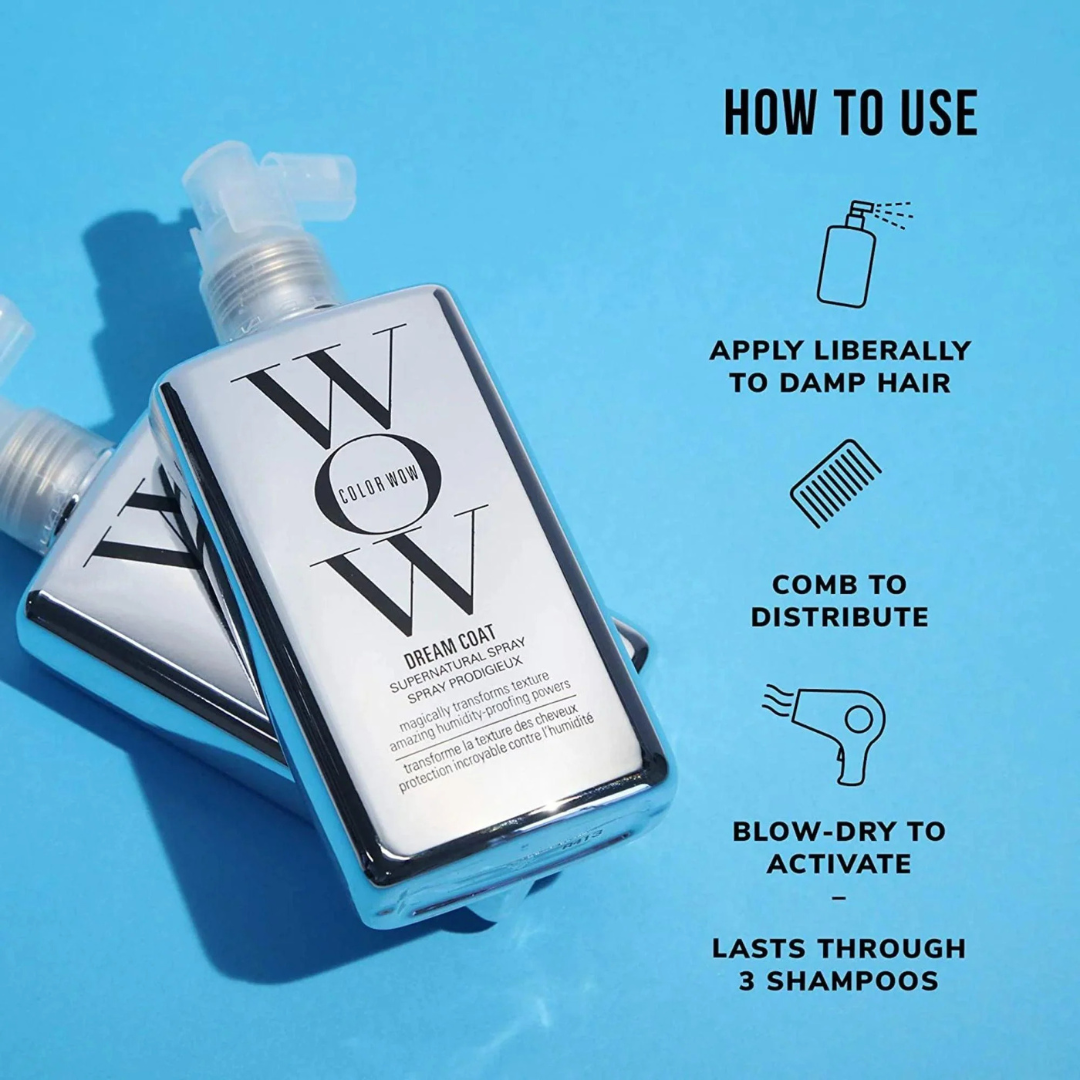 COLOR WOW Hair Straightening Spray – Anti-Frizz, Water-Resistant Formula | Sweat Proof |  Lasts 3–4 Days, Smooth & Shiny Hair