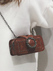 Synthetic Leather Chain Decor Clutches For Women. VL-01