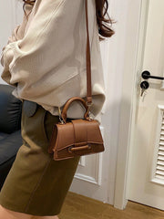 Fashion Small Square Bag Minimalist Chic Mini Handbag Versatile Fashion Shoulder & Crossbody Bag, Floral Pattern For Women