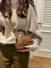 Fashion Small Square Bag Minimalist Chic Mini Handbag Versatile Fashion Shoulder & Crossbody Bag, Floral Pattern For Women