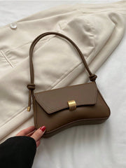 Fashionable Casual Small Square Bag, Women's 2025 New Niche Minimalist Shoulder Underarm Bag