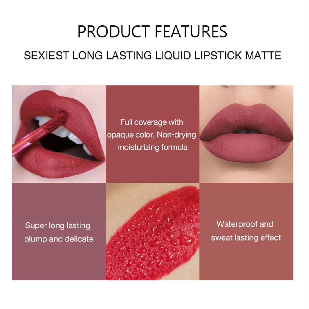 Fenty Icon Velvet Liquid Lipstick – The Essential Matte Collection Trio | Longwear, Transfer-Proof & Velvet Matte Finis