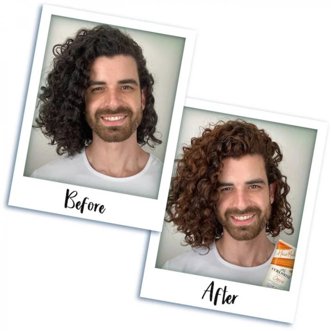 Curlsmith Hair Makeup Copper | Temporary Color & Styling Gel | Defines Curls | Washes Out in 1 Wash