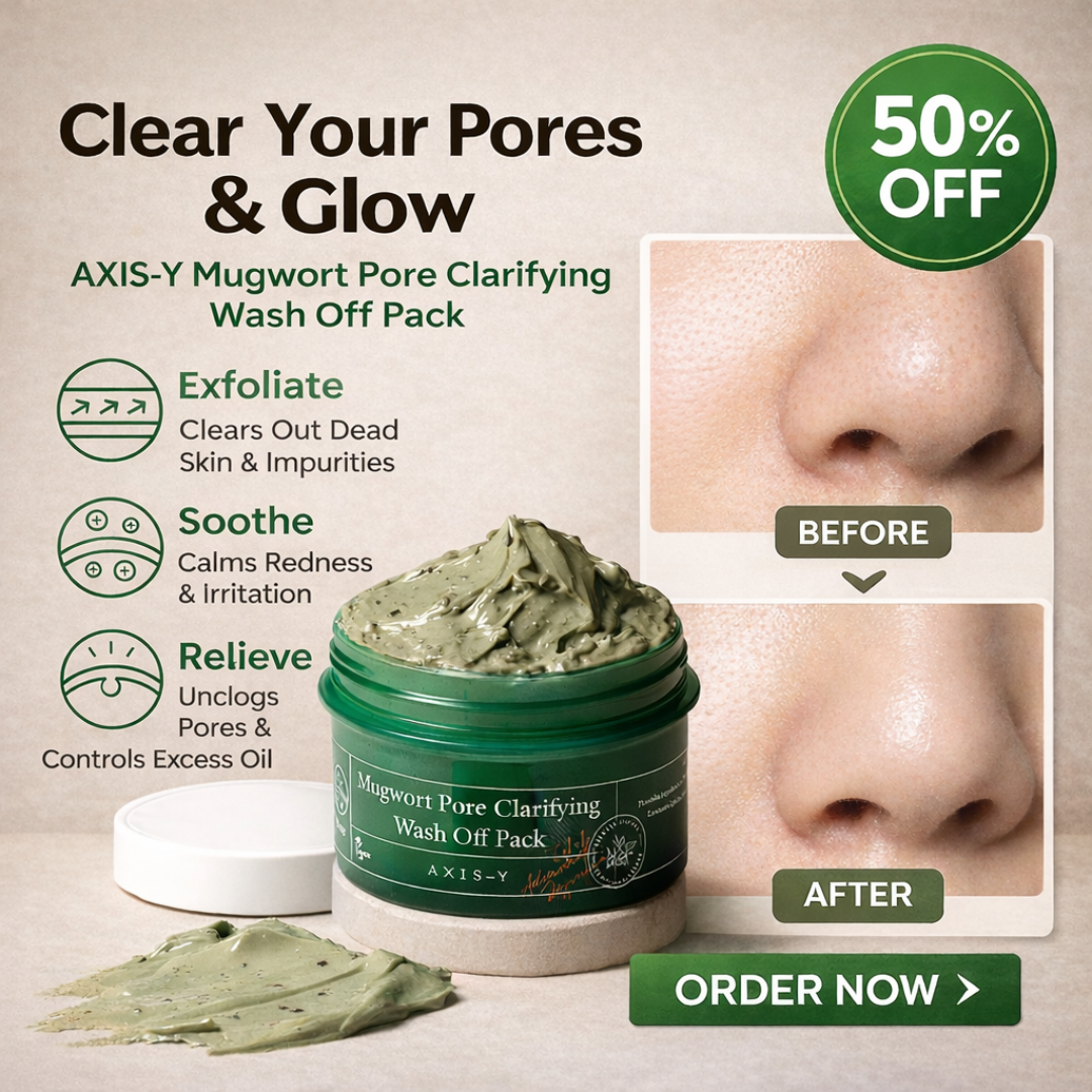 Axis-y Pore Clarifying & Acne treatment Mask | Gently clean pores & remove ance | bright & clean skin