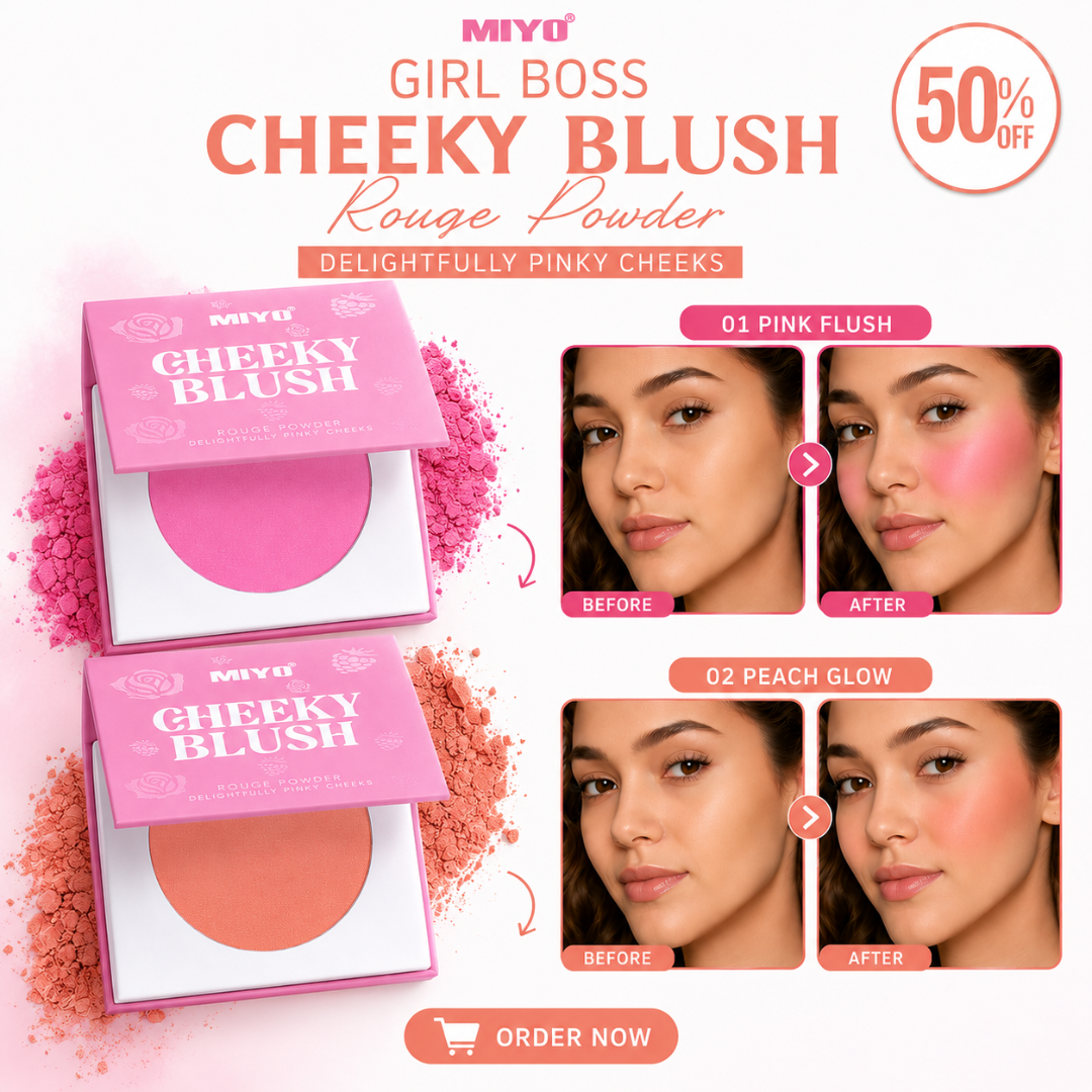Miyo Cheeky & Lip blush - 50% Off (Pack of 2) - Silky smooth & healthy glow - Buildable & long lasting - for all Skin types