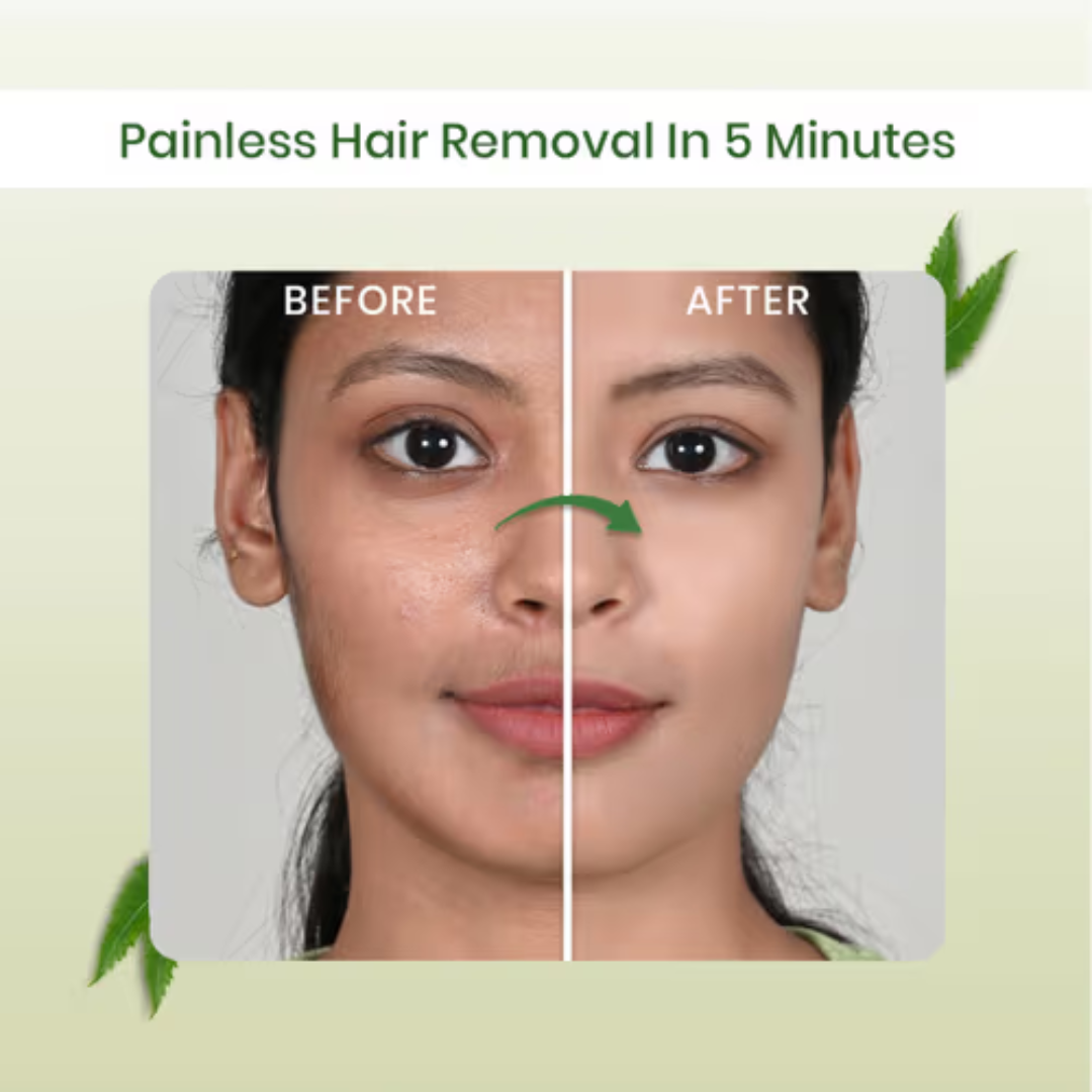 Sanfe Aloe-Vera Painless Waxing Pen For Eyebrows & Facial hair with free 10 Strips | Precision Hair Removal & Long-lasting Smoothness | Reusable UpTo 20 times