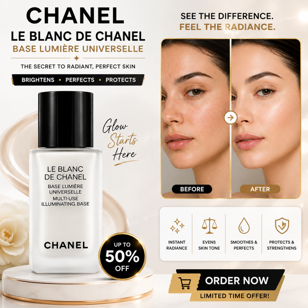 Chanel Illuminating Base - Multipurpose Use - Glowy base, Even Skin Tone & Smooth Imperfections