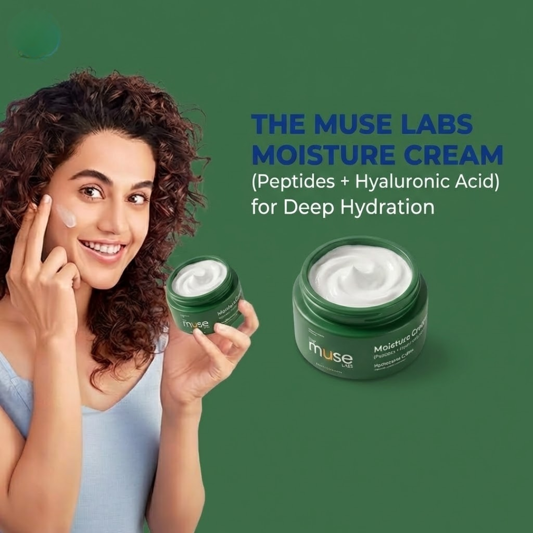 SL BB Cream and Muse Lab Peptide Cream – Hydrating, High-Coverage & Non-Cakey Finish