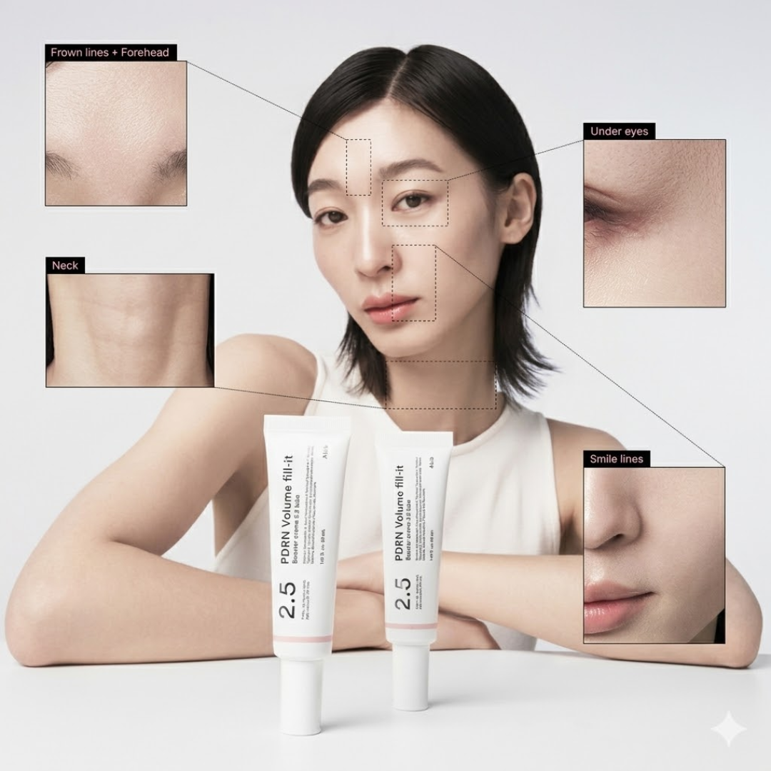 PDRN Volume Booster Cream | 15,000ppm PDRN + Retinal + Peptides | Wrinkle Repair, Skin Firming & Youthful Volume