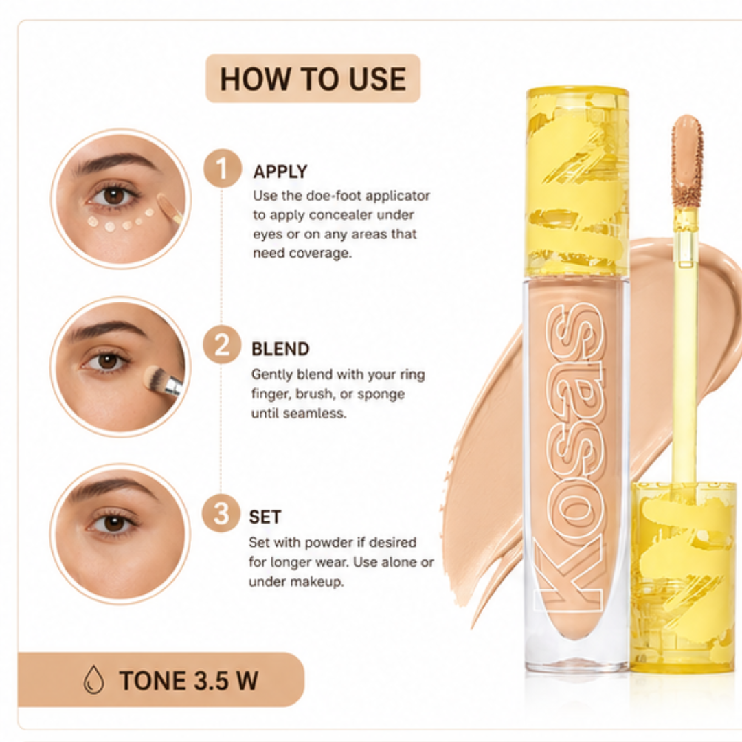 Kosas Revealer Concealer | Medium Coverage | Hydrating Formula | Natural Finish