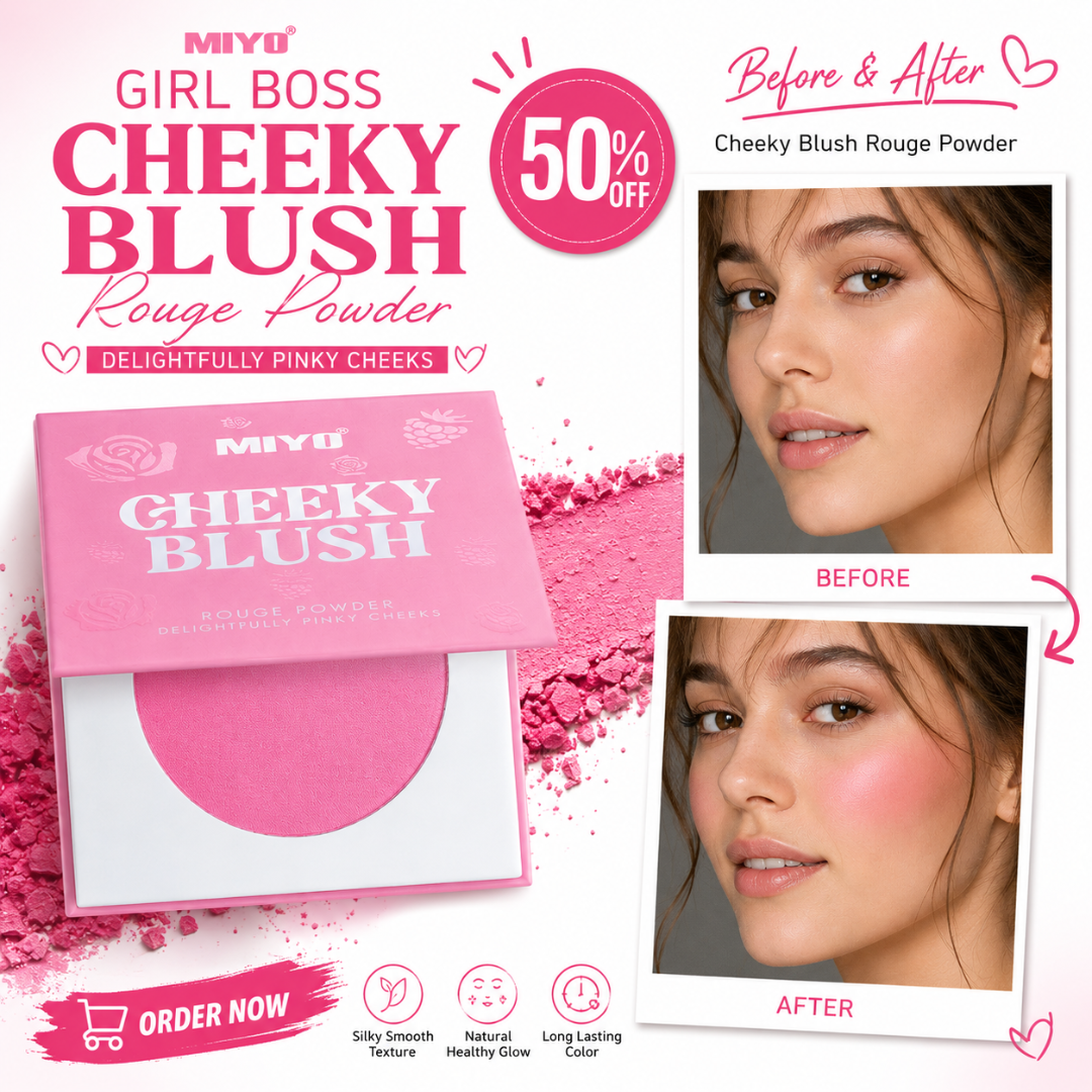 Miyo Cheeky & Lip blush - 50% Off (Pack of 2) - Silky smooth & healthy glow - Buildable & long lasting - for all Skin types