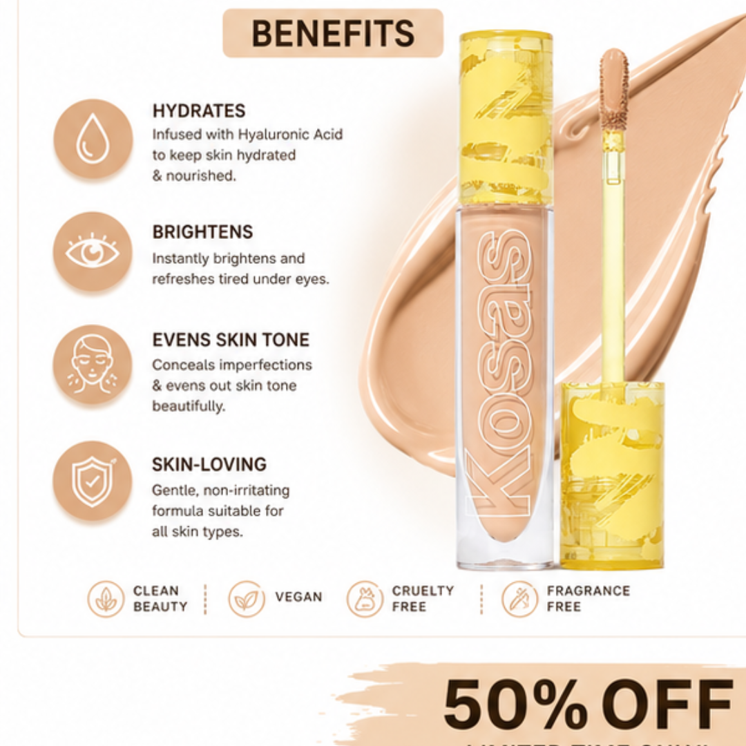 Kosas Revealer Concealer | Medium Coverage | Hydrating Formula | Natural Finish