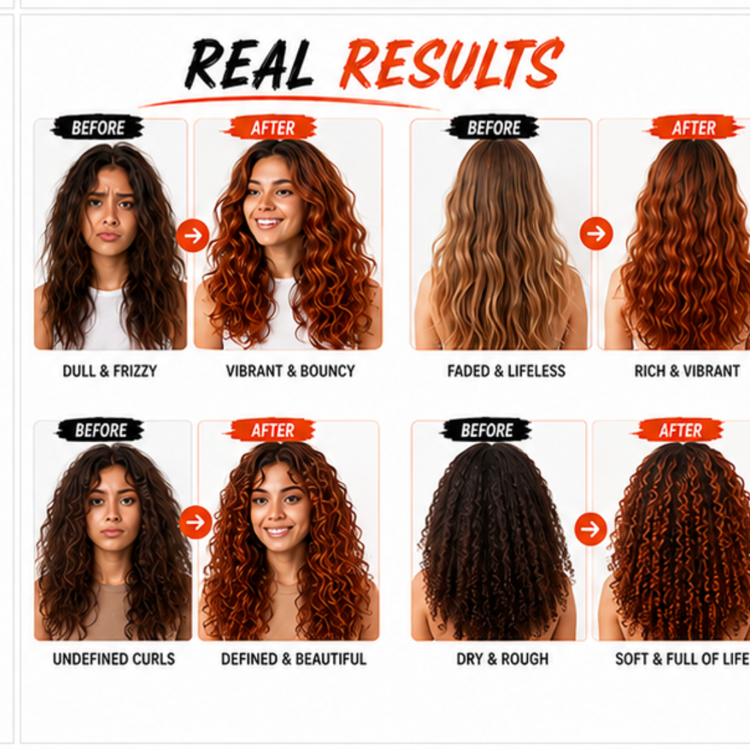 Curlsmith Hair Makeup Copper | Temporary Color & Styling Gel | Defines Curls | Washes Out in 1 Wash