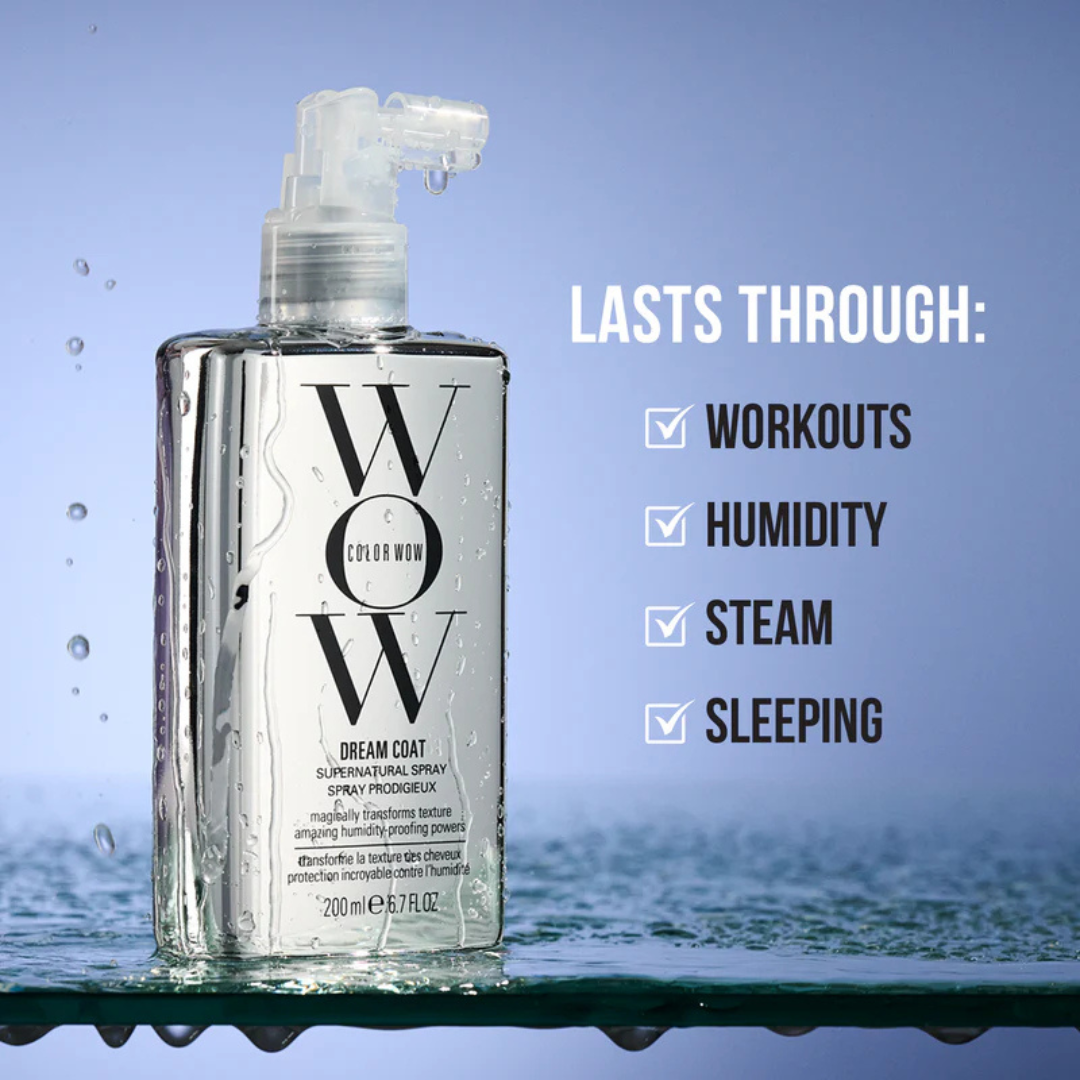 COLOR WOW Hair Straightening Spray – Anti-Frizz, Water-Resistant Formula | Sweat Proof |  Lasts 3–4 Days, Smooth & Shiny Hair