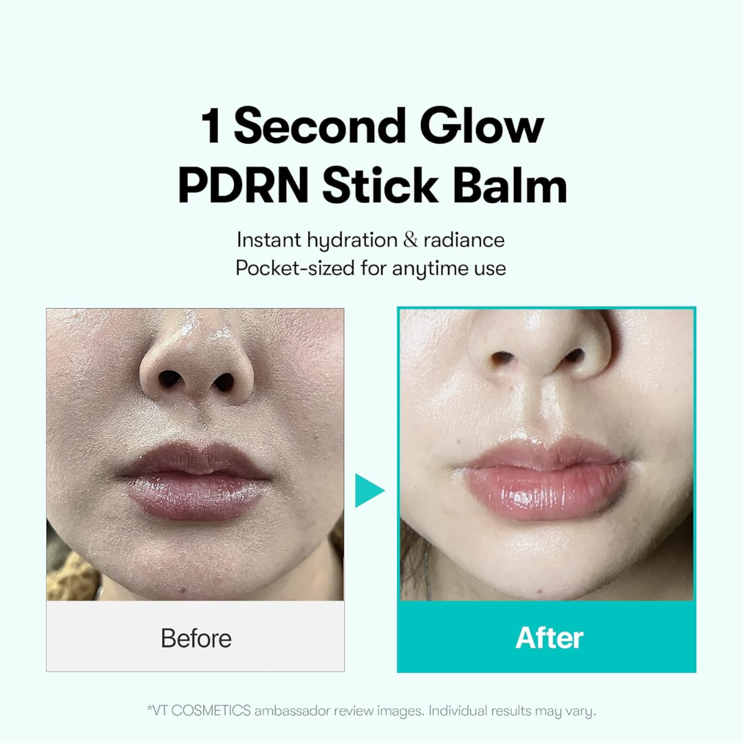VT PDRN Essence Stick Balm | All in One Glow Balm Essence , Serum, Cream & makeup Prep all in one Swipe