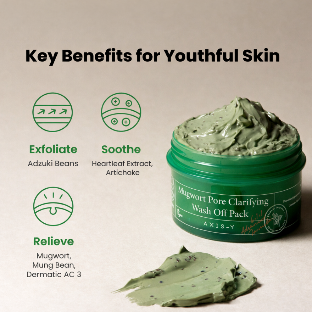 Axis-y Pore Clarifying & Acne treatment Mask | Gently clean pores & remove ance | bright & clean skin