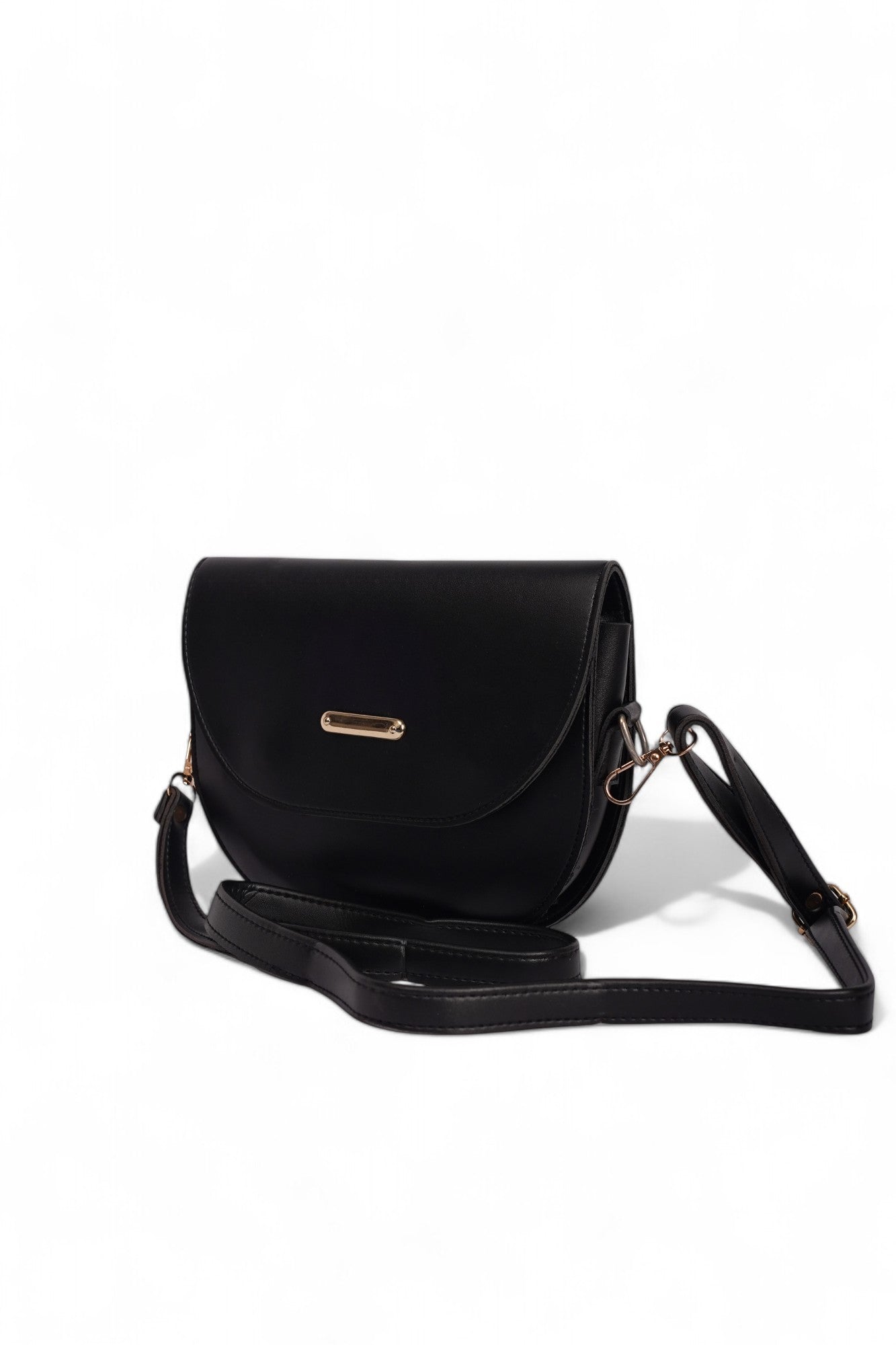 Chic Black Dual Strap Bag