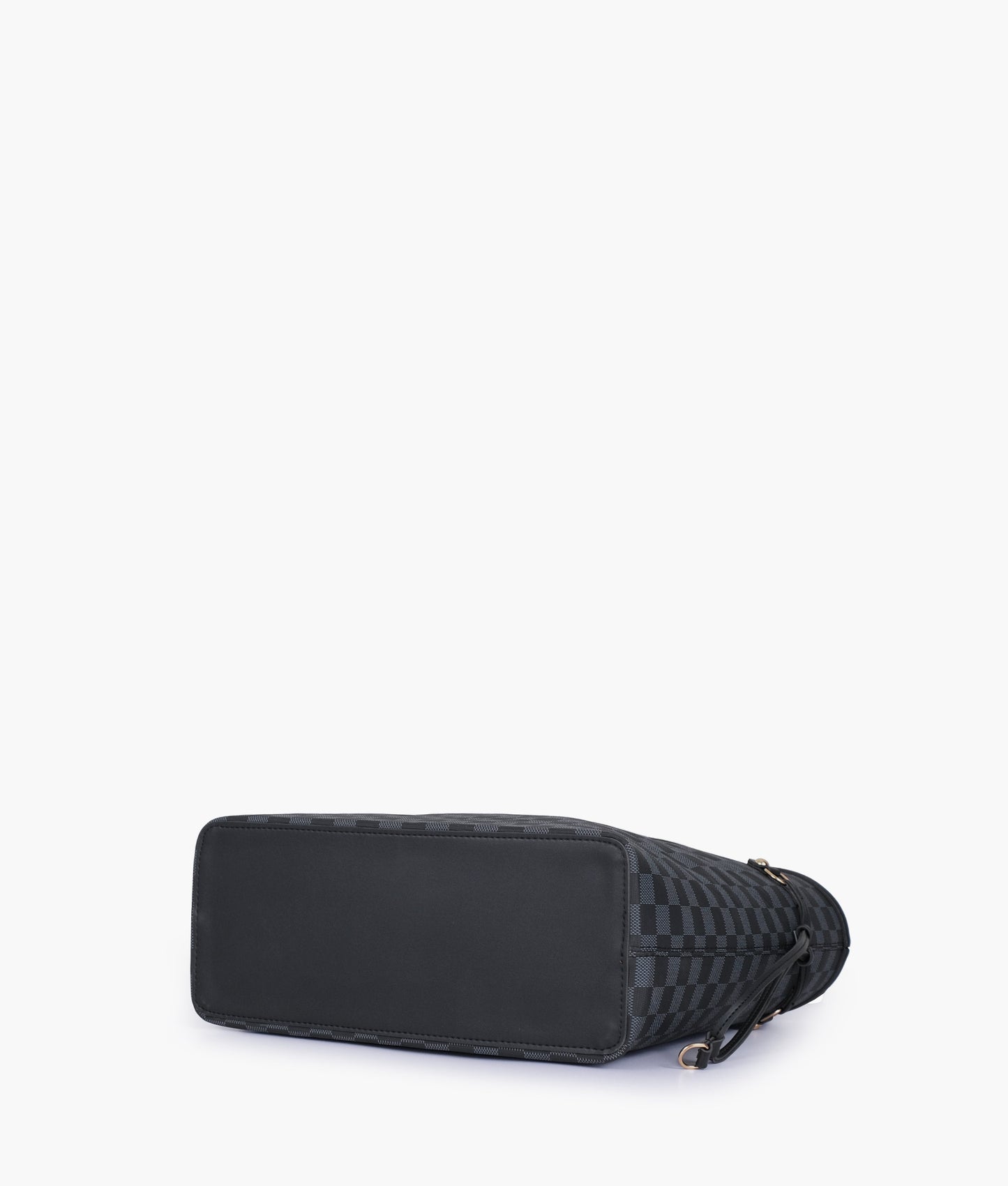 The Checkered Tote Black