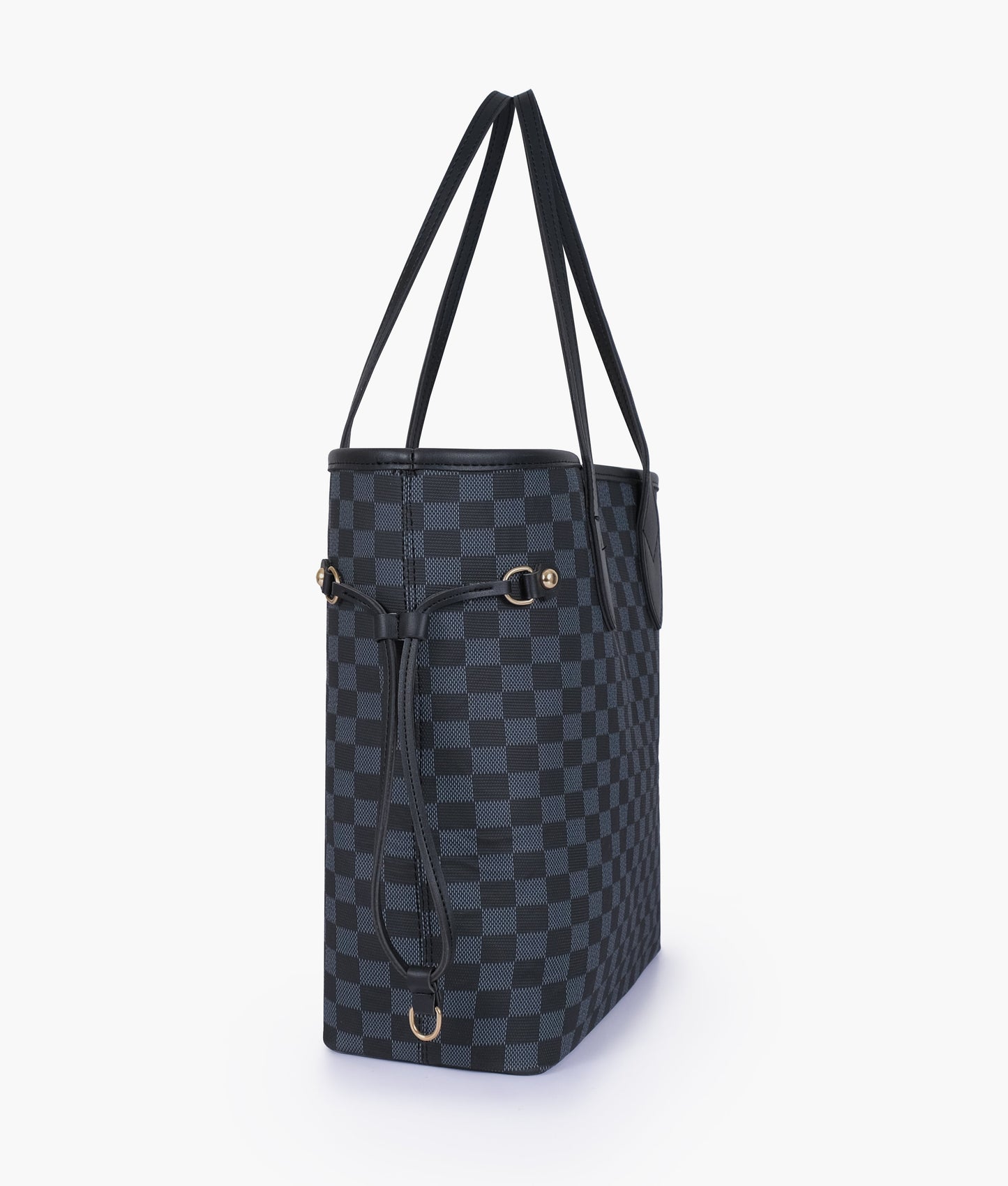 The Checkered Tote Black